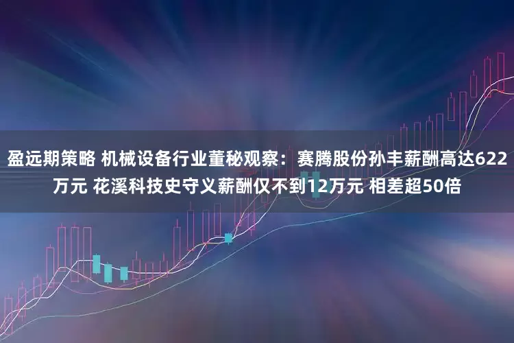盈远期策略 机械设备行业董秘观察：赛腾股份孙丰薪酬高达622万元 花溪科技史守义薪酬仅不到12万元 相差超50倍